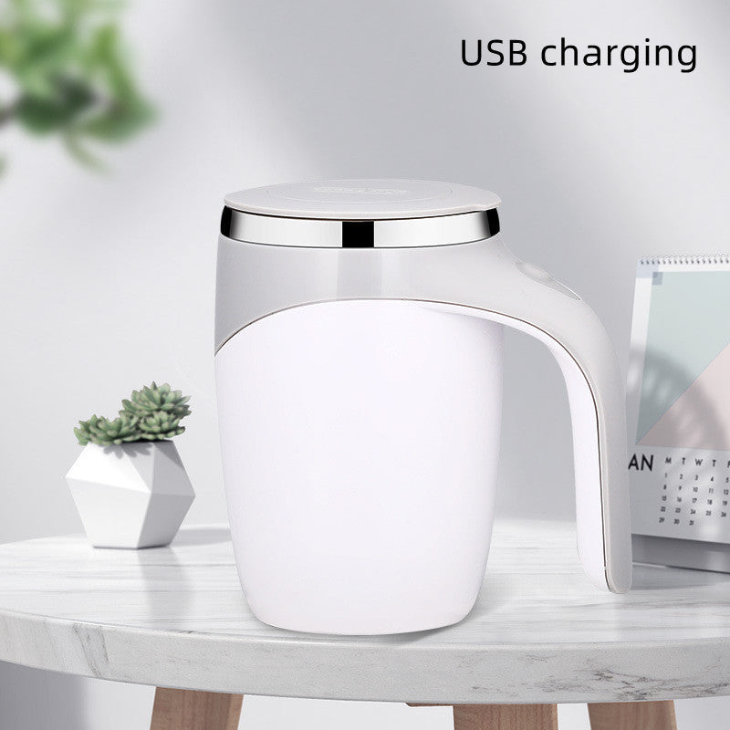 Rechargeable Model Automatic Stirring Cup Coffee Cup High Value Electric Stirring Cup Lazy Milkshake Rotating Magnetic Water Cup